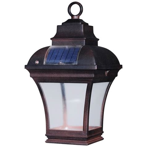 Comes in 2-finishes in black and silver. . Solar lanterns home depot